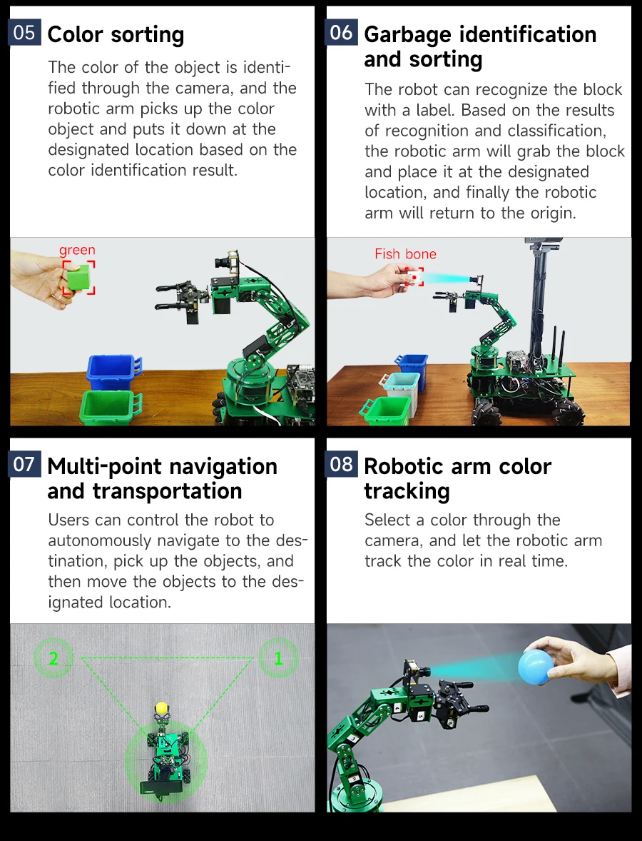 ROSMASTER X3 PLUS ROS Robot Python Kit with 6-DOF Moveit Robotic Arm for Jetson NANO/Orin NANO SUPER/Orin NX SUPER/RaspberryPi 5 ROSMASTER X3 PLUS ROS Robot Python Kit with 6-DOF Moveit Robotic Arm for Jetson NANO/Orin NANO SUPER/Orin NX SUPER/RaspberryPi 5