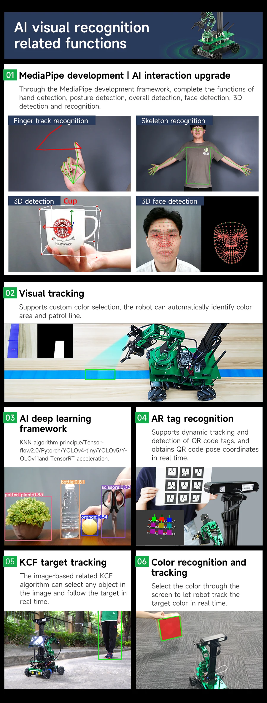 ROSMASTER X3 PLUS ROS Robot Python Kit with 6-DOF Moveit Robotic Arm for Jetson NANO/Orin NANO SUPER/Orin NX SUPER/RaspberryPi 5 ROSMASTER X3 PLUS ROS Robot Python Kit with 6-DOF Moveit Robotic Arm for Jetson NANO/Orin NANO SUPER/Orin NX SUPER/RaspberryPi 5