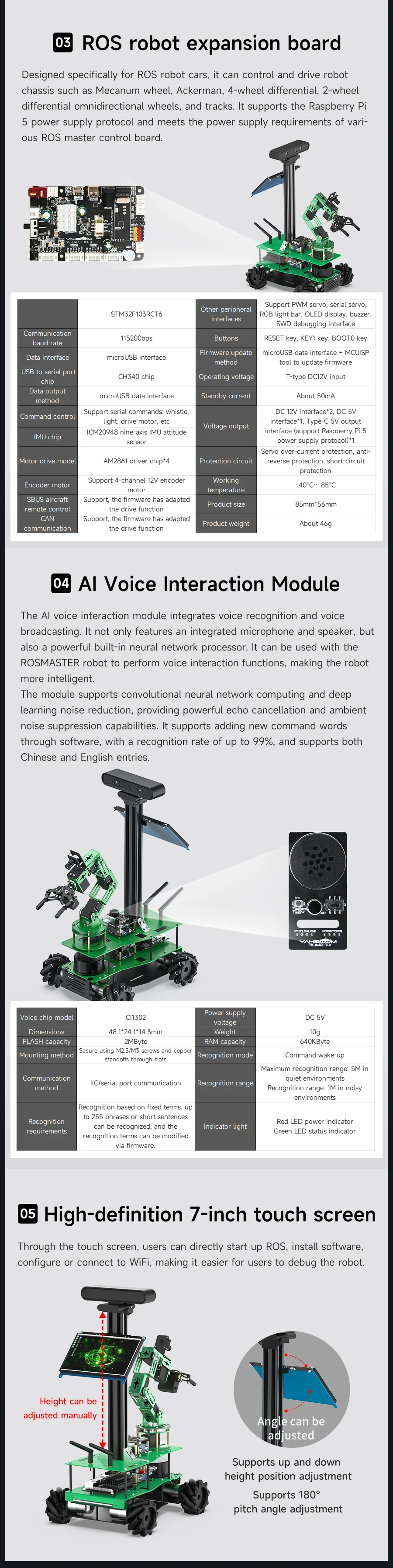 ROSMASTER X3 PLUS ROS Robot Python Kit with 6-DOF Moveit Robotic Arm for Jetson NANO/Orin NANO SUPER/Orin NX SUPER/RaspberryPi 5 ROSMASTER X3 PLUS ROS Robot Python Kit with 6-DOF Moveit Robotic Arm for Jetson NANO/Orin NANO SUPER/Orin NX SUPER/RaspberryPi 5
