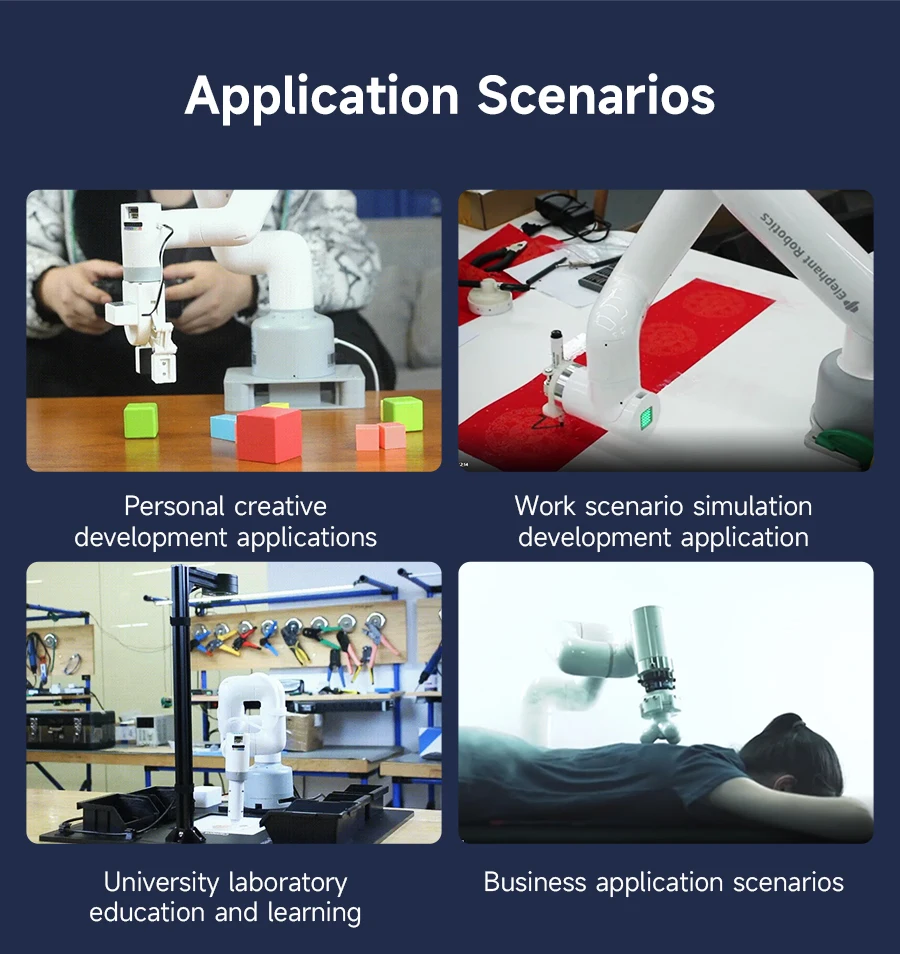 MyCobot 320 M5 Collaborative Robotic Arm Support 1KG Payload Collaborative Desktop Commercial Robotic with Pro Adaptive Gripper MyCobot 320 M5 Collaborative Robotic Arm Support 1KG Payload Collaborative Desktop Commercial Robotic with Pro Adaptive Gripper