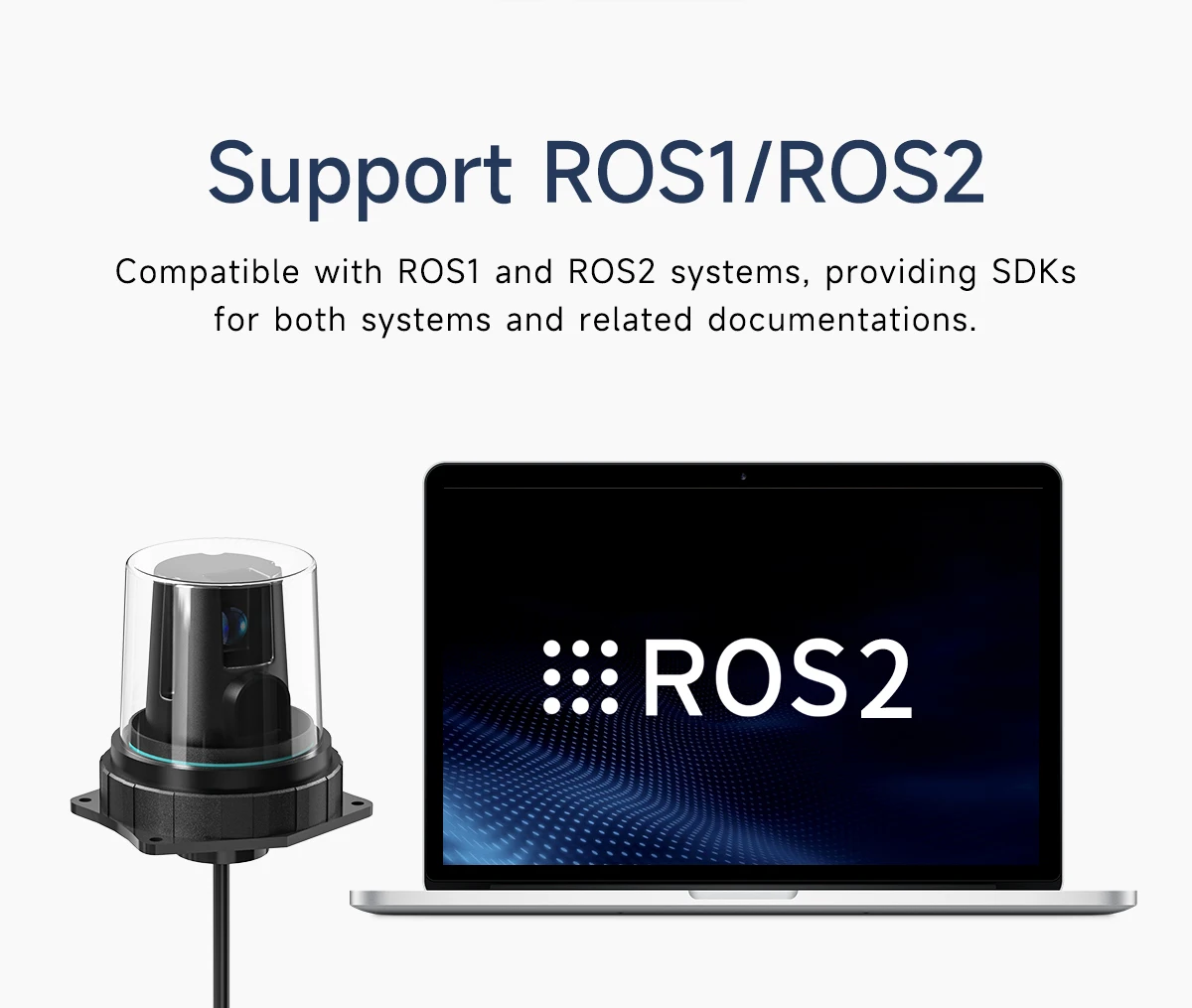 YDLIDAR TW3 Underwater Lidar 5m Ranging Range TOF SensorModule IP68 Deeply Waterproof Support ROS1/ROS2 Robot Mapping Navigation