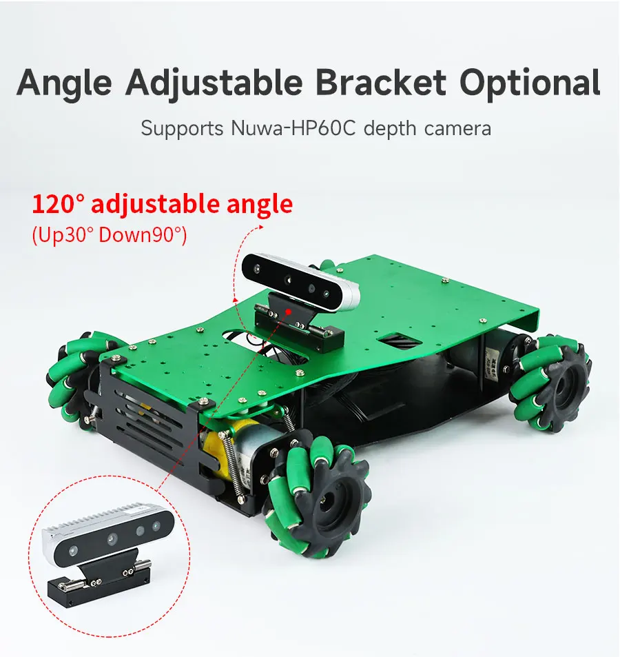 Nuwa-HP60C Camera 3D Depth Sensor Module Adopt Structured Light Imaging Technology 73.8&deg;FOV Measuring Range 0.2-4M For ROS Robot