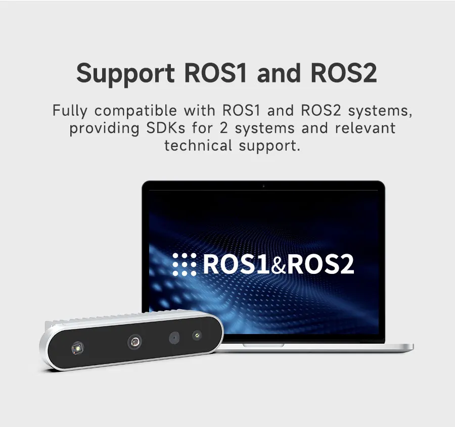 Nuwa-HP60C Camera 3D Depth Sensor Module Adopt Structured Light Imaging Technology 73.8&deg;FOV Measuring Range 0.2-4M For ROS Robot