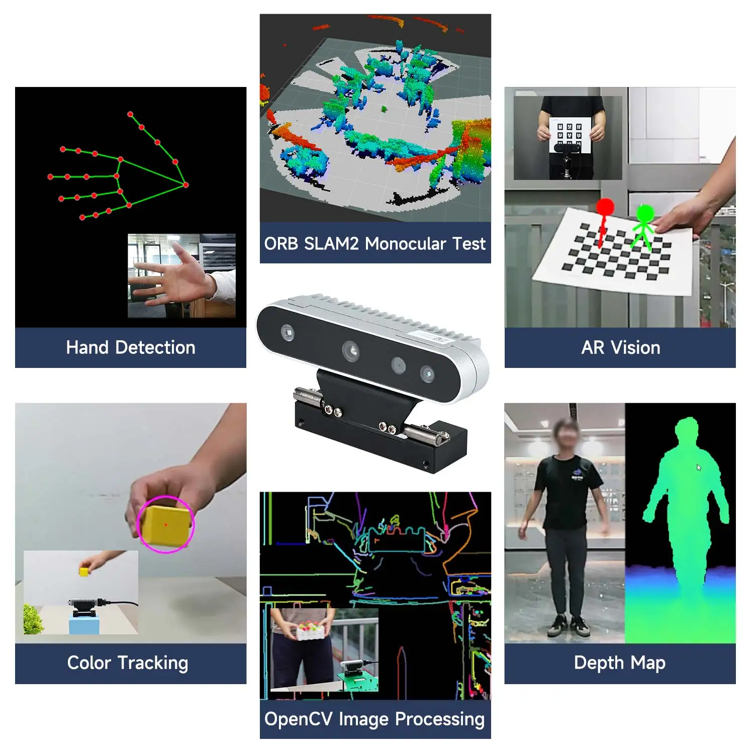 Nuwa-HP60C Camera 3D Depth Sensor Module Adopt Structured Light Imaging Technology 73.8°FOV Measuring Range 0.2-4M For ROS Robot Nuwa-HP60C Camera 3D Depth Sensor Module Adopt Structured Light Imaging Technology 73.8°FOV Measuring Range 0.2-4M For ROS Robot