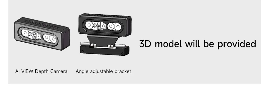 AI VIEW Camera Depth Sensor Module 3D Scanner Human Body TrackingObject Measurement with Binocular StructuredLight for ROS Robot