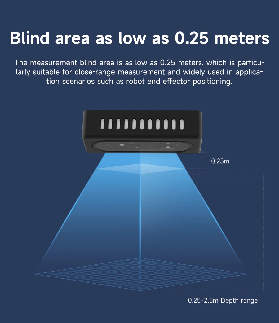 AI VIEW Camera Depth Sensor Module 3D Scanner Human Body TrackingObject Measurement with Binocular StructuredLight for ROS Robot