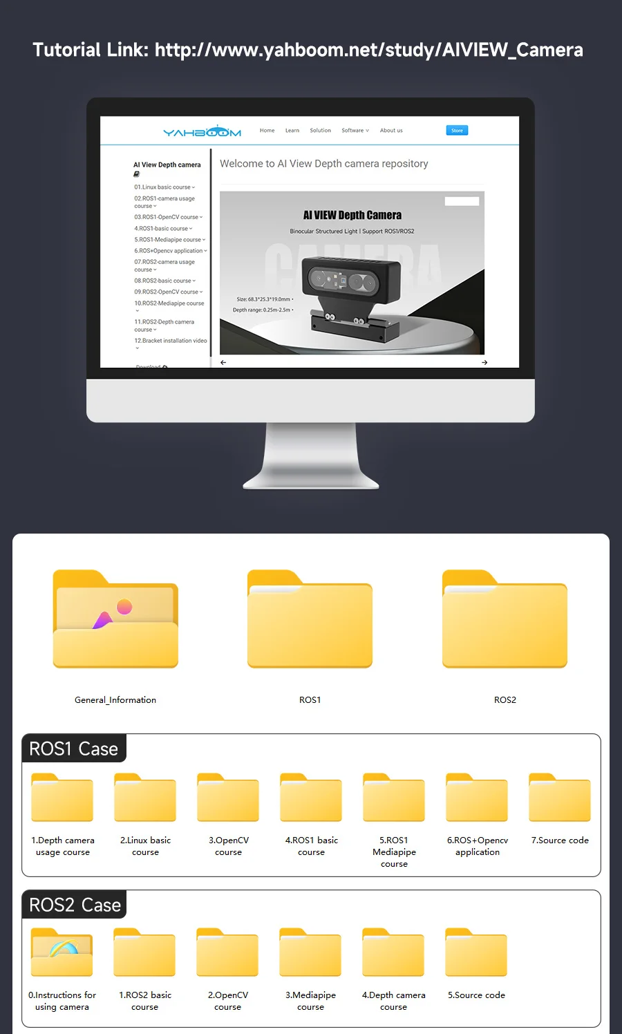 AI VIEW Camera Depth Sensor Module 3D Scanner Human Body TrackingObject Measurement with Binocular StructuredLight for ROS Robot