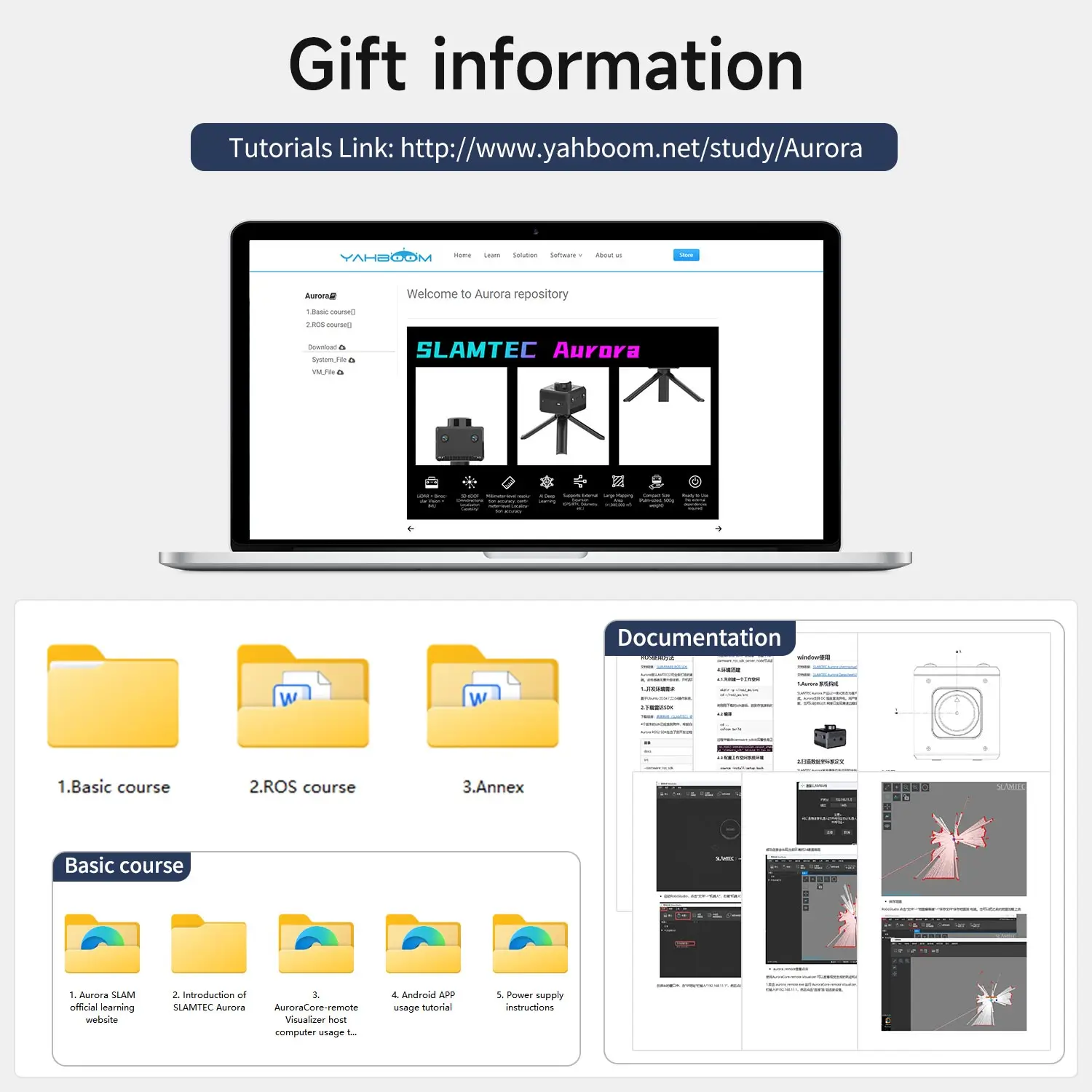 Slamtec Aurora Lidar Kit Binocular Vision Camera 40 Mscanning Distance 3D All-round Positioning Mapping Sensor AI Deep Learning Slamtec Aurora Lidar Kit Binocular Vision Camera 40 Mscanning Distance 3D All-round Positioning Mapping Sensor AI Deep Learning