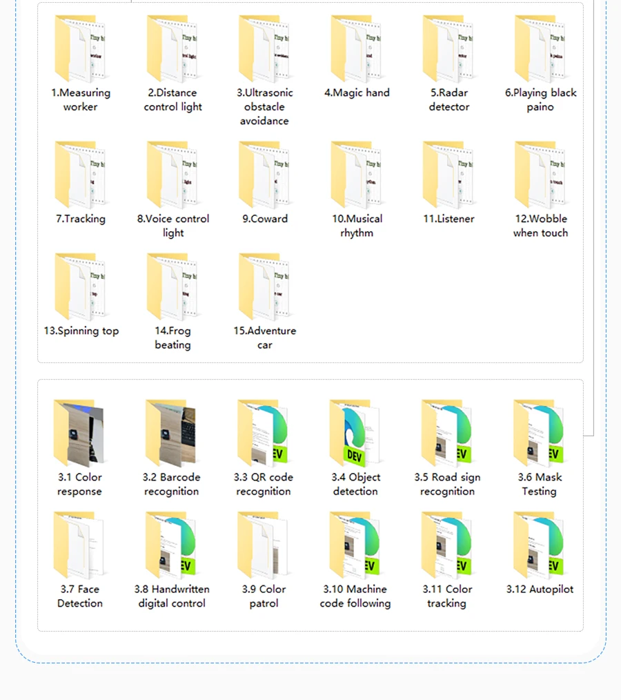 Yahboom Microbit Smart Robot Car AI Visual Recognition Line Tracking Ultrasonic Sensor IR Remote Control Kit