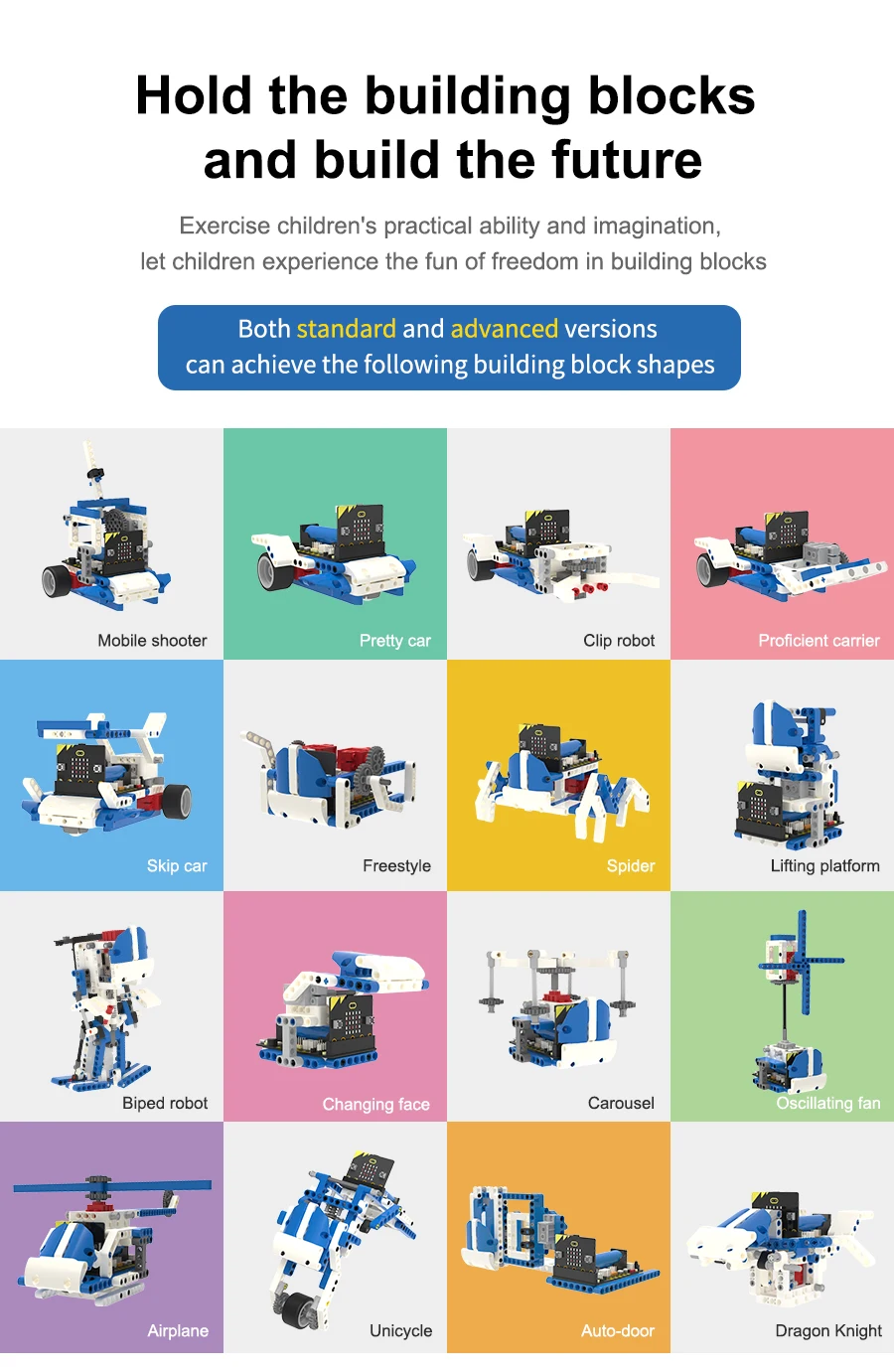 BBC Microbit V2 Robot Kit 16 in 1 STEM Projects with Sensor Module DIY Programmable Electronic Science Maker Educational Kits