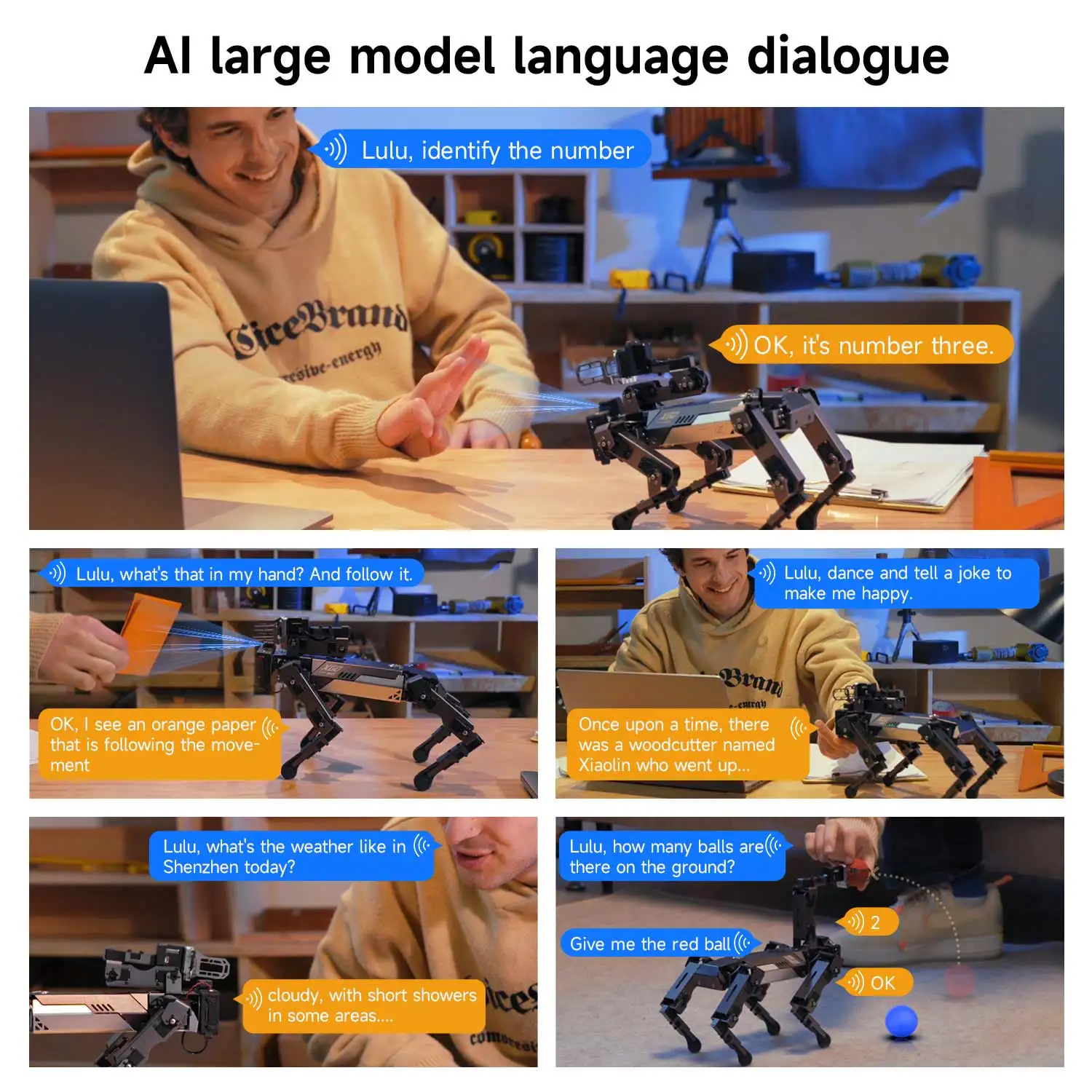 Yahboom DOGZILLA-Lite Quadruped Bionic Robot Dog AI Vision Large Model Intelligent Programming Electronic Kit for Raspberry Pi Yahboom DOGZILLA-Lite Quadruped Bionic Robot Dog AI Vision Large Model Intelligent Programming Electronic Kit for Raspberry Pi