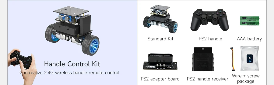 Yahboom 2WD High Configuration STM32 Self-Balance Car Educational Smart Robot Kit With DC Motor Support PID Adjustment 4KG Load