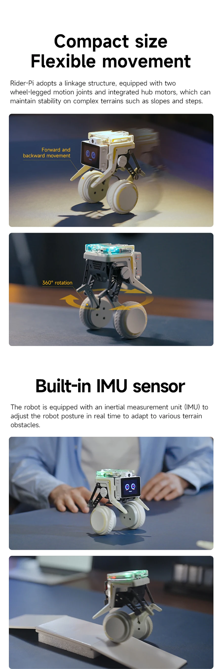 Yahboom Rider-Pi AI Robot Car Electronic Kit with IPS Display Based on Raspberry Pi CM5 Module Support ChatGPT Voice Interaction Yahboom Rider-Pi AI Robot Car Electronic Kit with IPS Display Based on Raspberry Pi CM5 Module Support ChatGPT Voice Interaction
