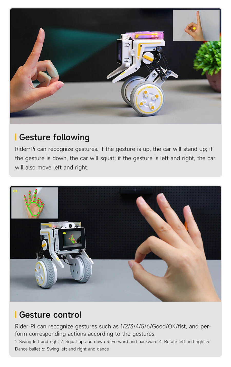 Yahboom Rider-Pi AI Robot Car Electronic Kit with IPS Display Based on Raspberry Pi CM5 Module Support ChatGPT Voice Interaction Yahboom Rider-Pi AI Robot Car Electronic Kit with IPS Display Based on Raspberry Pi CM5 Module Support ChatGPT Voice Interaction