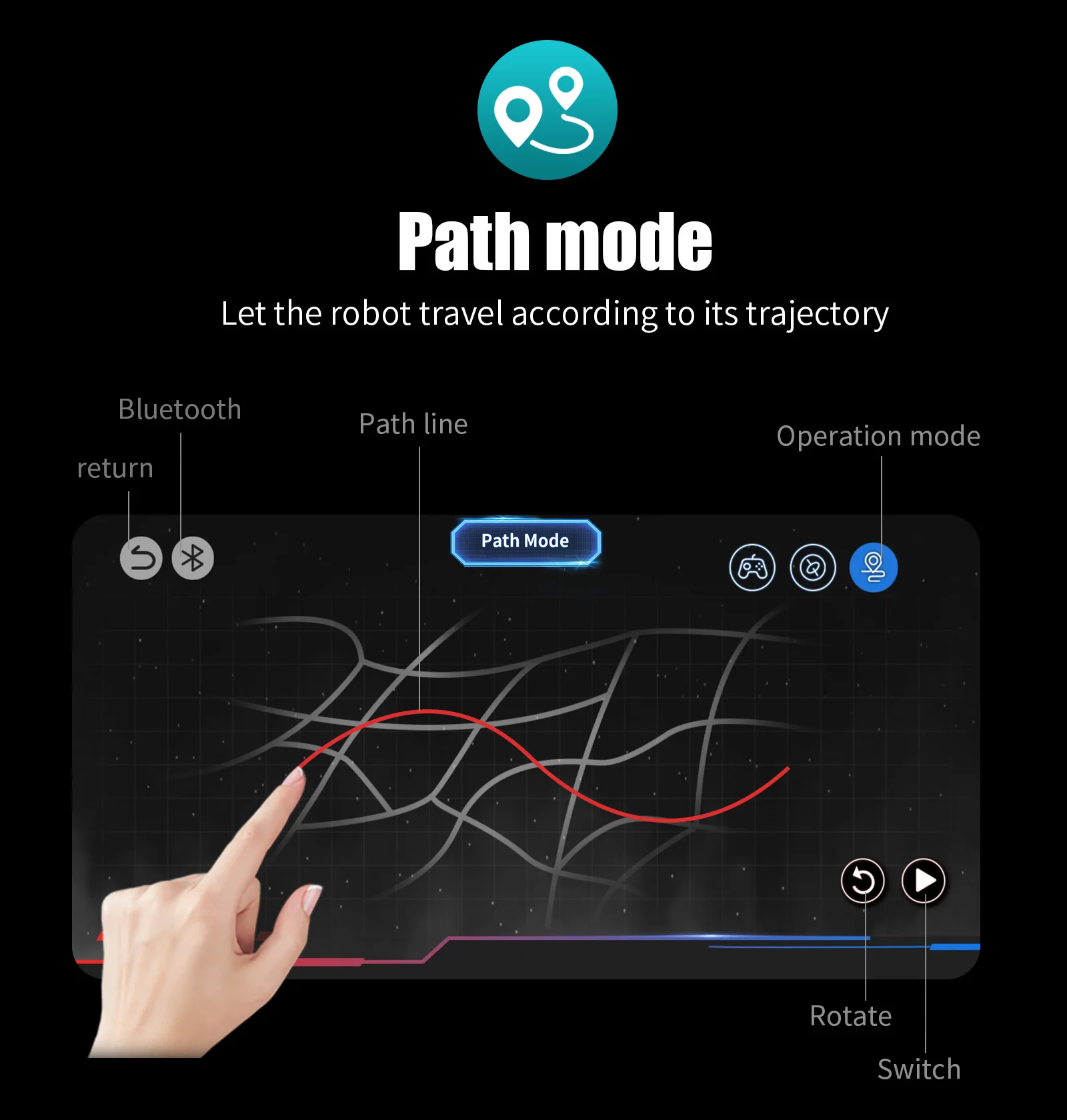 MOC 5-IN-1 Intelligent Crawler Robot Building Blocks APP Programming Remote Control Stunt Car LED Eyes STEM Education Toy Gift