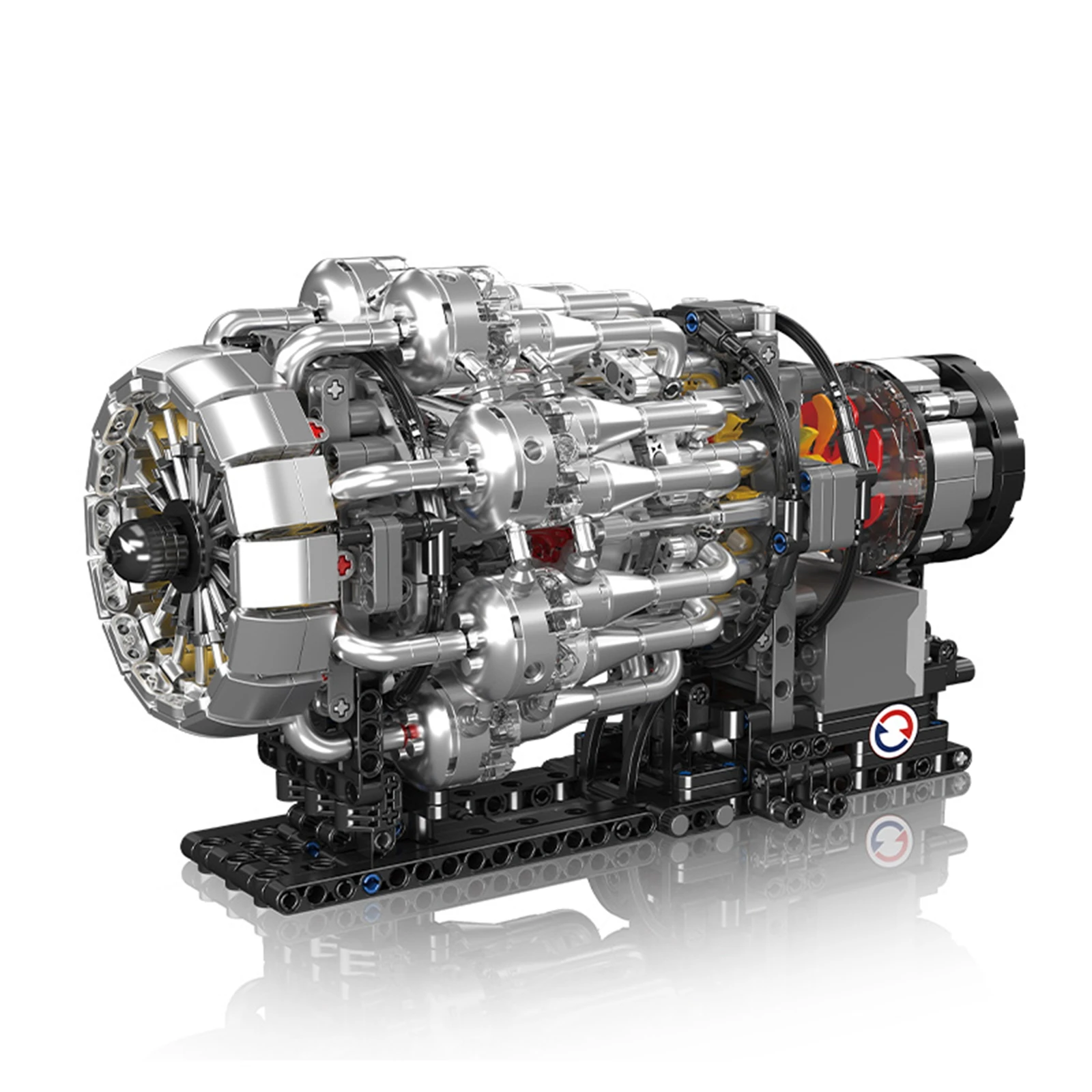 Mould King 10216 Turbojet Engine Building Blocks Simulation Model STEM DIY Bricks Toys Teens Aviation Enthusiasts Christmas Gift Mould King 10216 Turbojet Engine Building Blocks Simulation Model STEM DIY Bricks Toys Teens Aviation Enthusiasts Christmas Gift