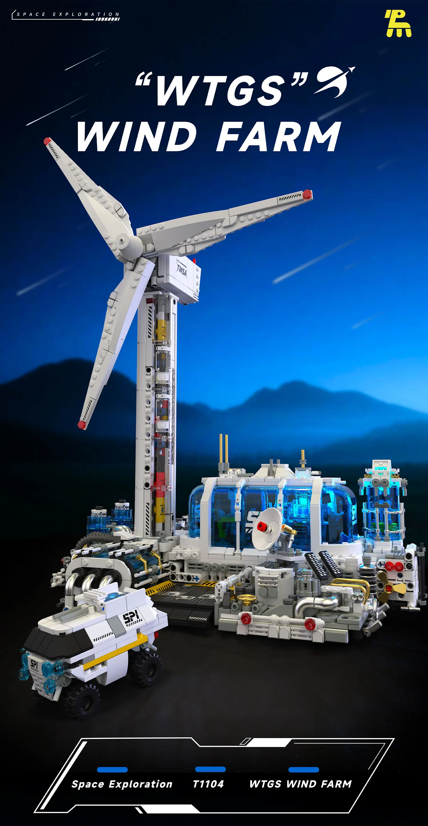 2291PCS WTGS Wind Farm Buidling Blocks Space Exploration Lighting Wind Power Plant Model Motor Driven Puzzle Toy Christmas Gift 2291PCS WTGS Wind Farm Buidling Blocks Space Exploration Lighting Wind Power Plant Model Motor Driven Puzzle Toy Christmas Gift
