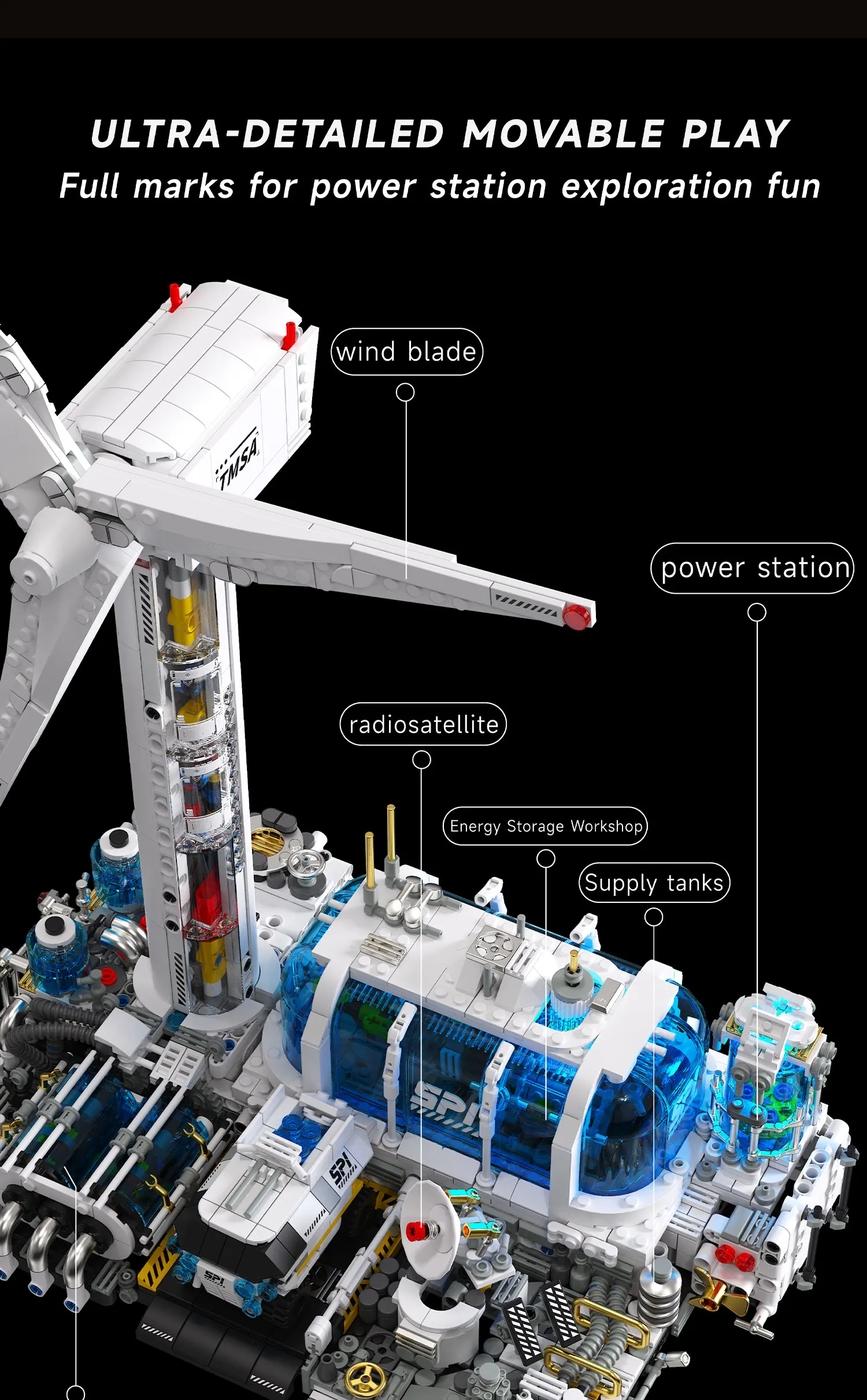 2291PCS WTGS Wind Farm Buidling Blocks Space Exploration Lighting Wind Power Plant Model Motor Driven Puzzle Toy Christmas Gift 2291PCS WTGS Wind Farm Buidling Blocks Space Exploration Lighting Wind Power Plant Model Motor Driven Puzzle Toy Christmas Gift
