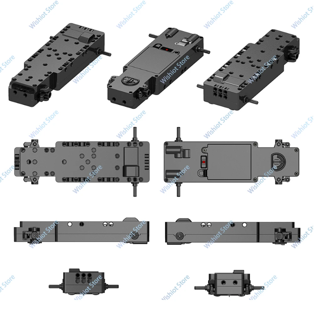 Building Blocks 2.4G RC Remote Control Car Chassis Kit 3.7V Charging Battery Power Motor for MOC RC Car Assembling Toys Kid Gift