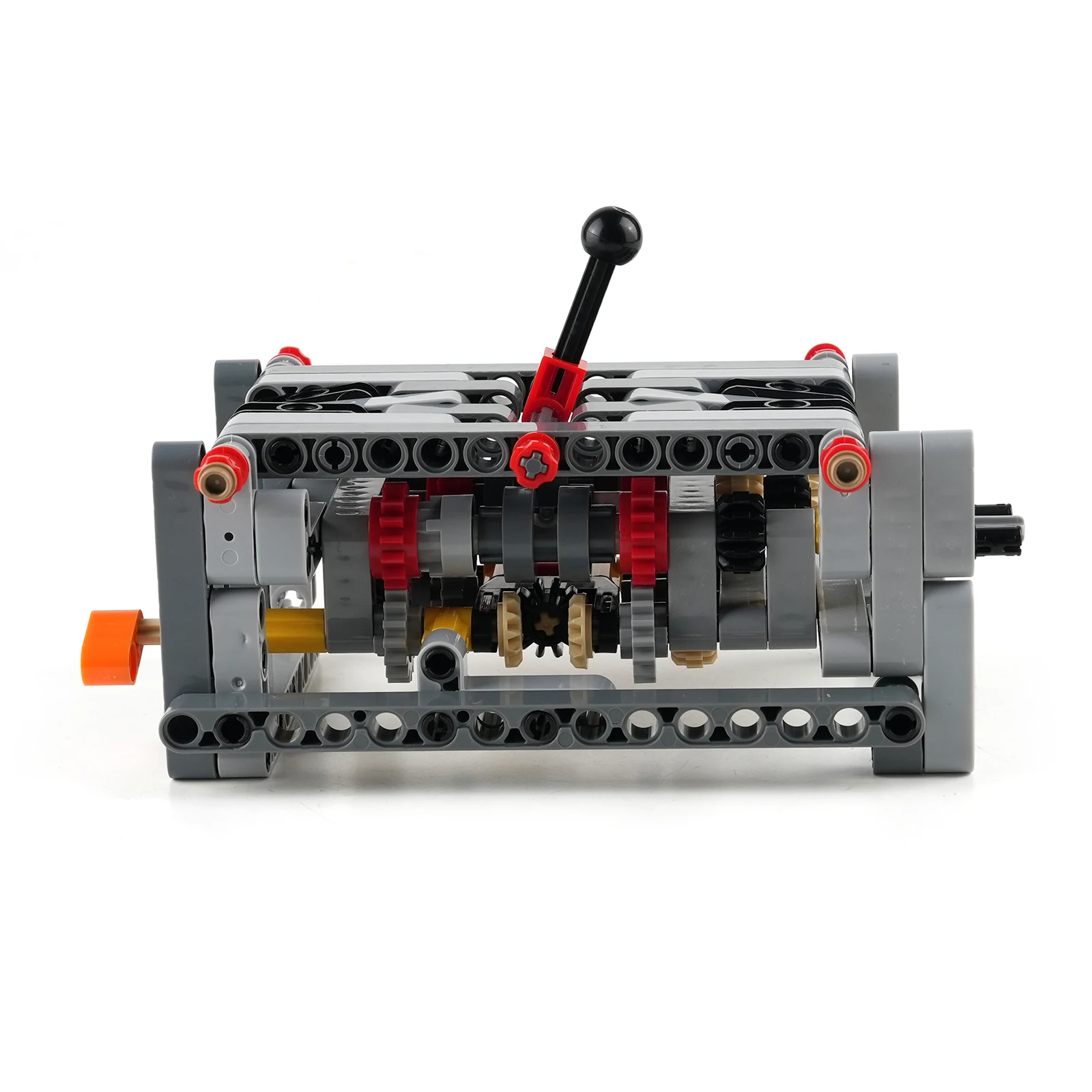 MOC 5 Speed with Reverse Gearbox Building Blocks Transmission Model Technology Modified Parts Kids Education Toy Creative Gift