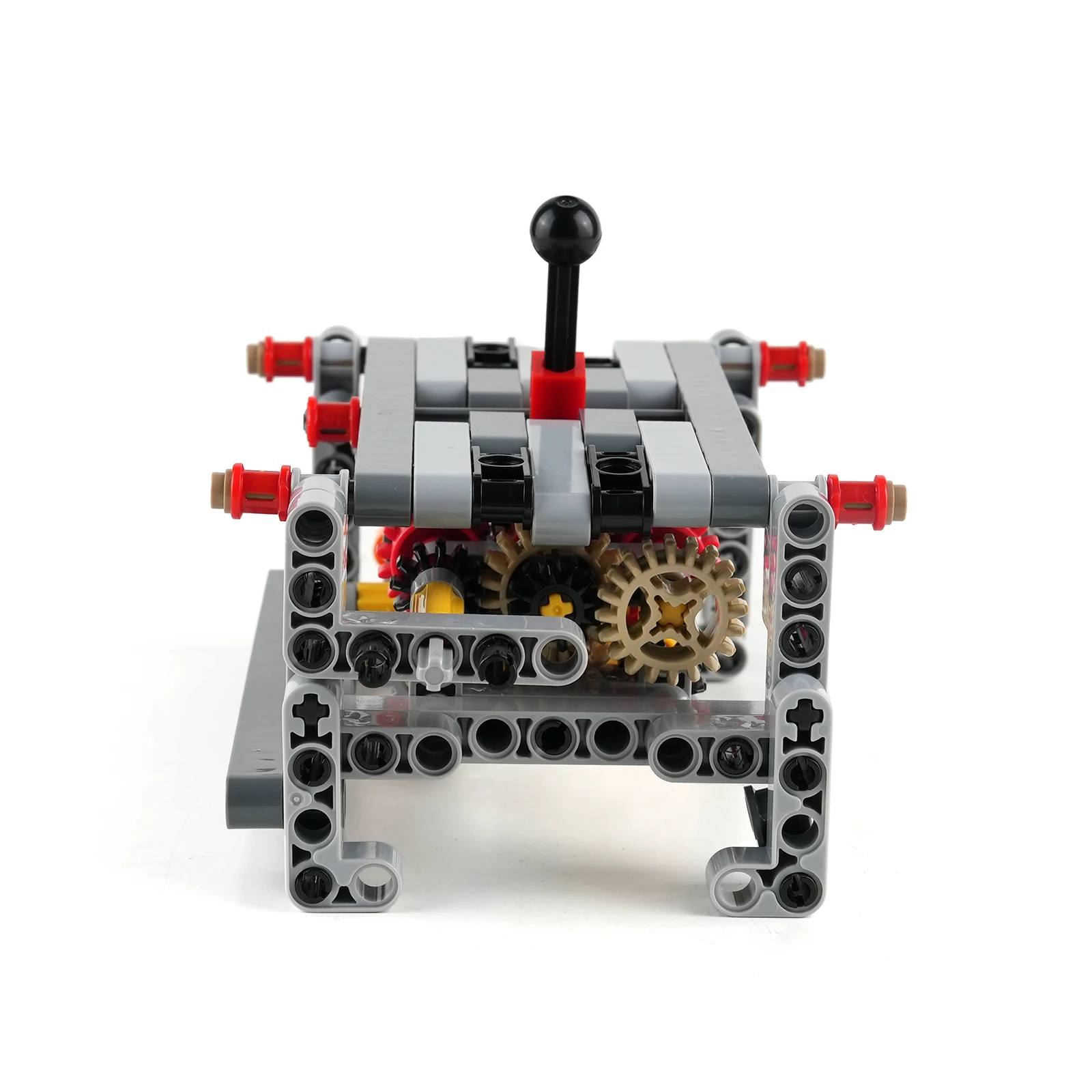 MOC 5 Speed with Reverse Gearbox Building Blocks Transmission Model Technology Modified Parts Kids Education Toy Creative Gift