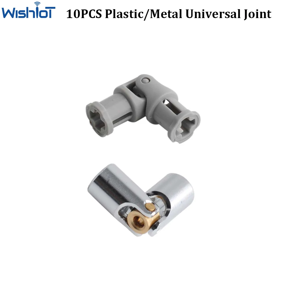 10PCS Plastic/Metal Universal Joint 3L Compatible With Legoeds Bricks MOC Power Functions 61903 Shaft Coupling 62520 9244 DIY 10PCS Plastic/Metal Universal Joint 3L Compatible With Legoeds Bricks MOC Power Functions 61903 Shaft Coupling 62520 9244 DIY