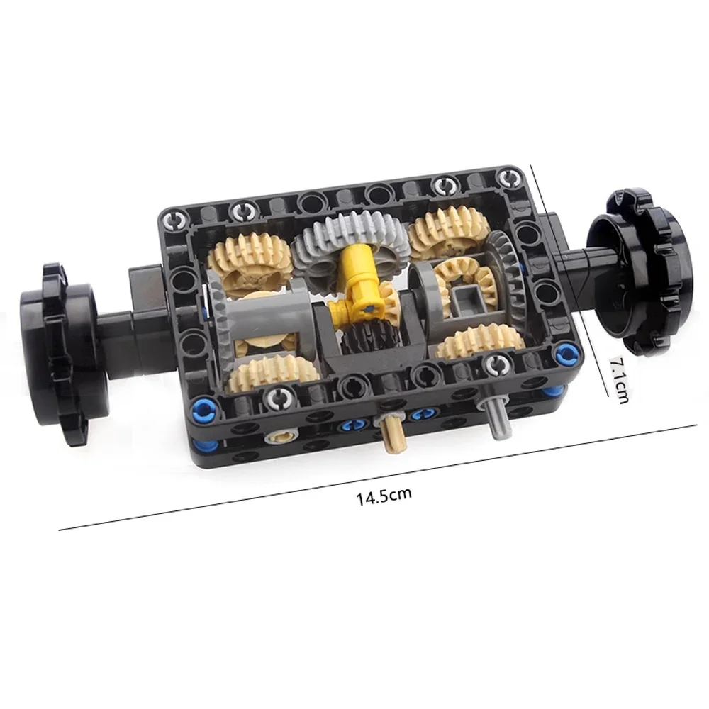 MOC-19788 Tank Steering Structure Gear Differential Hole Arm Beam Assembly Power Motor Control Small Particle Building Blocks MOC-19788 Tank Steering Structure Gear Differential Hole Arm Beam Assembly Power Motor Control Small Particle Building Blocks