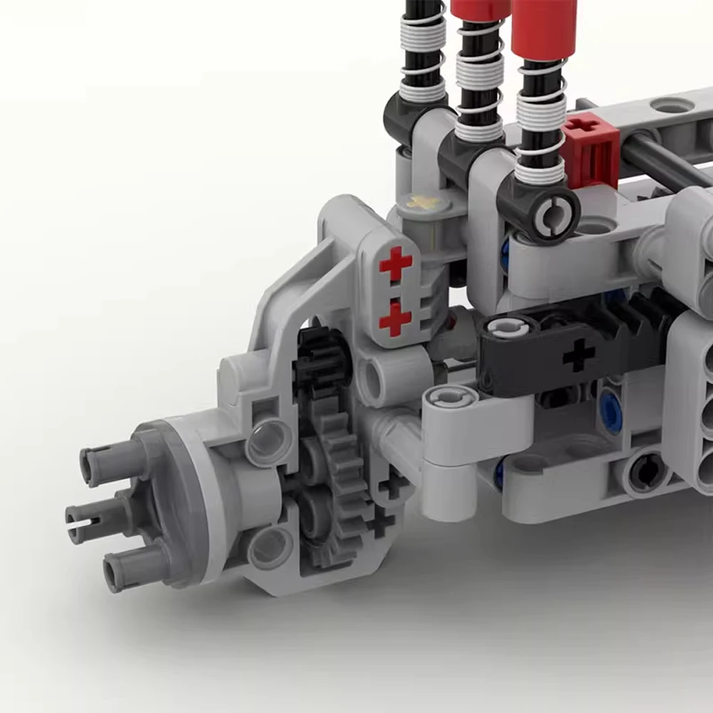 MOC 1003 Front/Rear Suspension with Locking Differentials Lock for Building Blocks 4WD 4 Wheel Drive Vehicle Chassis Car Model MOC 1003 Front/Rear Suspension with Locking Differentials Lock for Building Blocks 4WD 4 Wheel Drive Vehicle Chassis Car Model