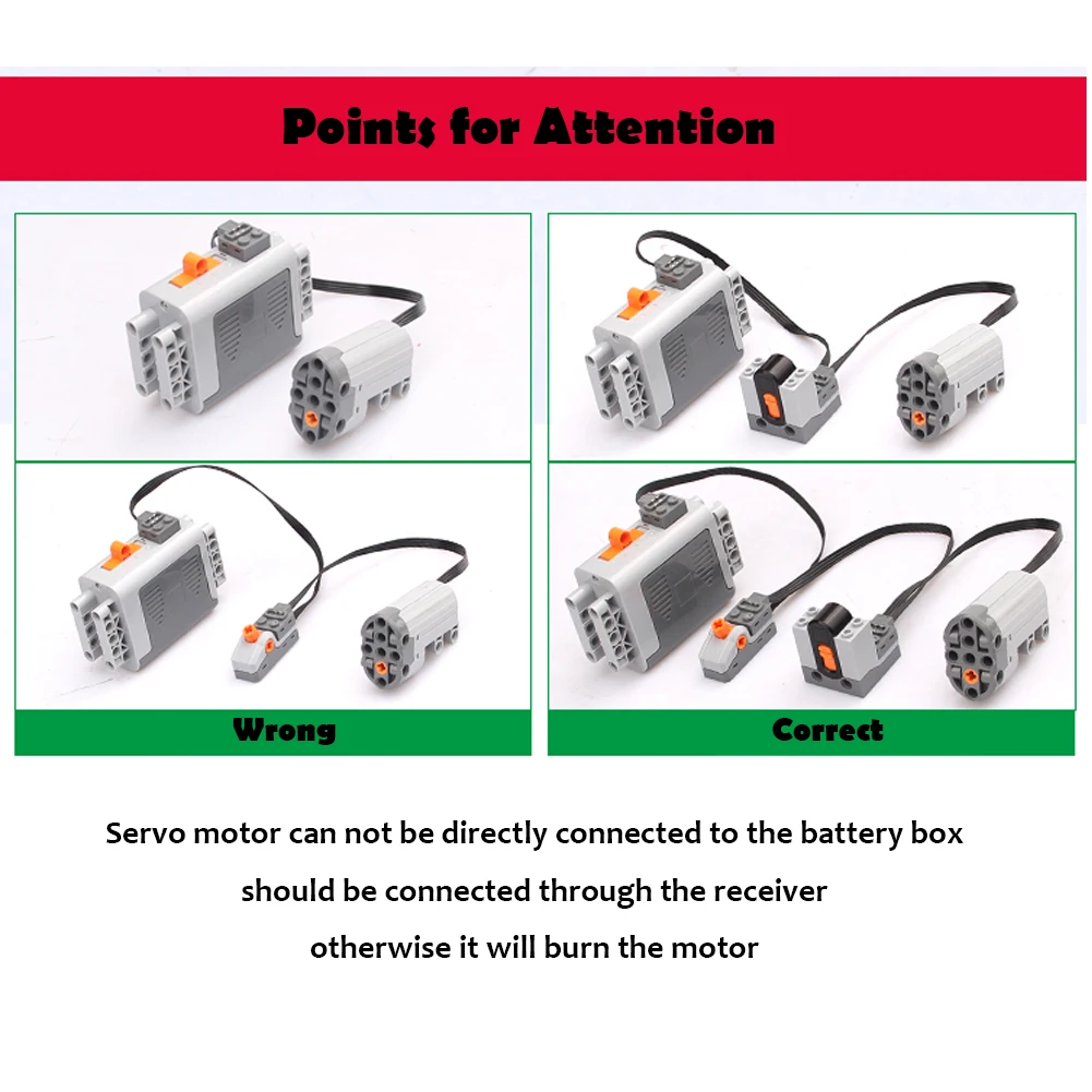 5PC L Motor 88003 Servo Motor 88004 Speed Adjust Remote Control for Building Blocks MOC 42151/42162 Power Functions Modification 5PC L Motor 88003 Servo Motor 88004 Speed Adjust Remote Control for Building Blocks MOC 42151/42162 Power Functions Modification