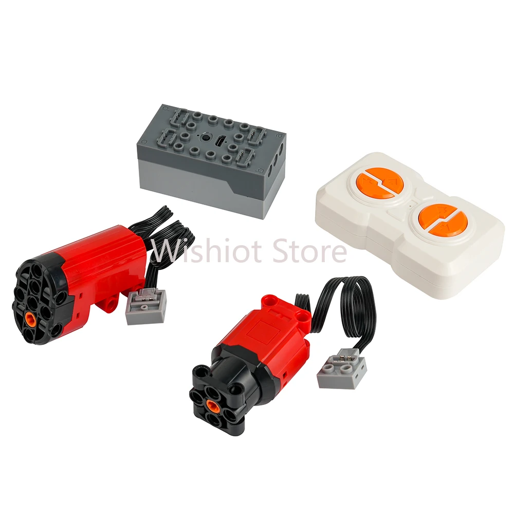 MOC 2 Way Remote Control Kit Lithium Battery Box L Motor Servo Motor legoeds-compatible Building Blocks 1:14 Sports Car Model MOC 2 Way Remote Control Kit Lithium Battery Box L Motor Servo Motor legoeds-compatible Building Blocks 1:14 Sports Car Model