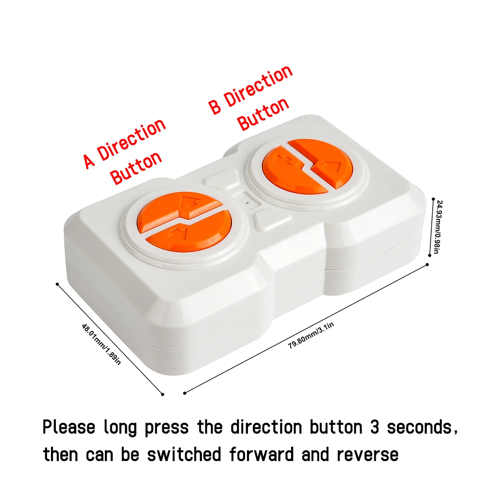 MOC 2 Way Remote Control Kit Lithium Battery Box L Motor Servo Motor legoeds-compatible Building Blocks 1:14 Sports Car Model