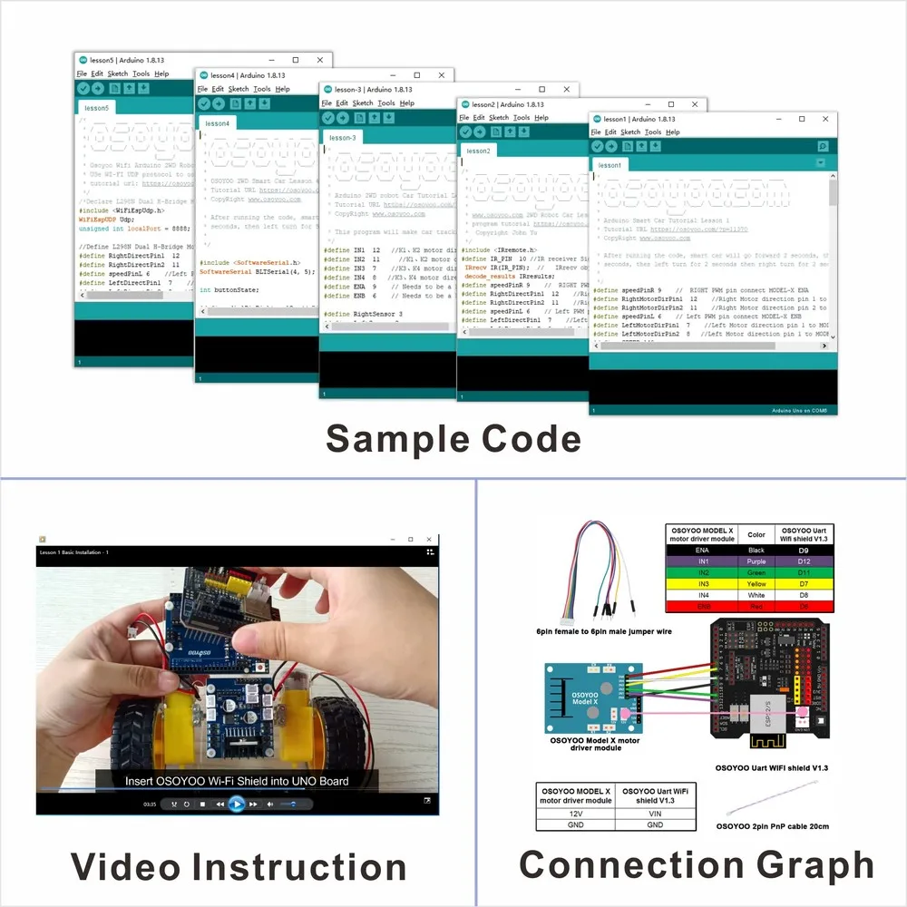 OSOYOO 2WD Robot Car Starter Kit OSOYOO 2WD Robot Car Starter Kit