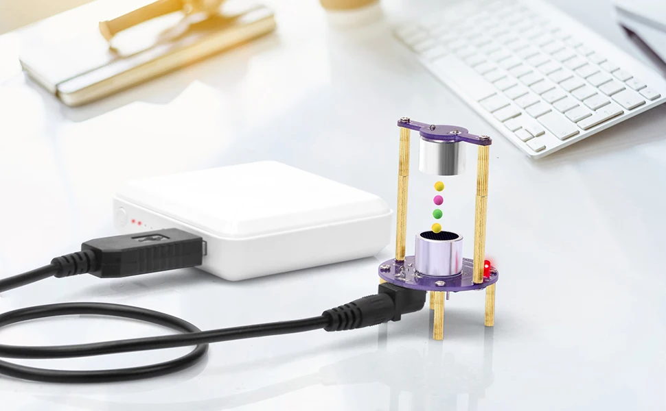 OSOYOO Soldering Practice kit To DIY Ultrasonic Levitation Project With USB Cable for Learning Solder Beginner Adults