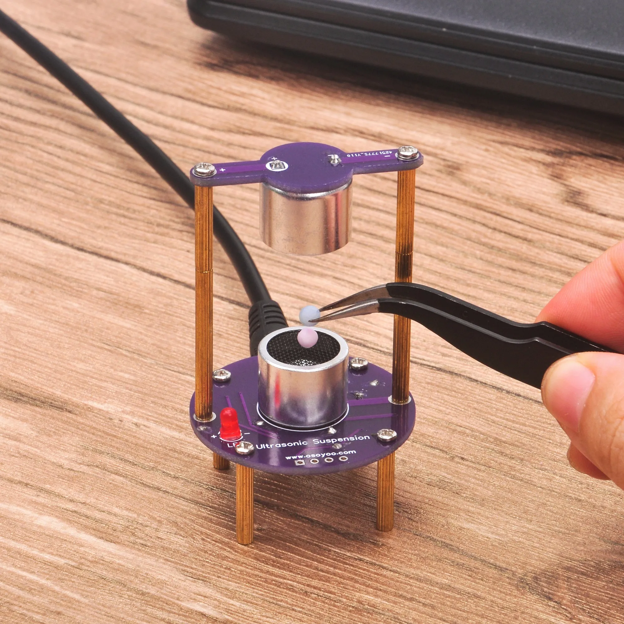 OSOYOO Soldering Practice kit To DIY Ultrasonic Levitation Project With USB Cable for Learning Solder Beginner Adults OSOYOO Soldering Practice kit To DIY Ultrasonic Levitation Project With USB Cable for Learning Solder Beginner Adults