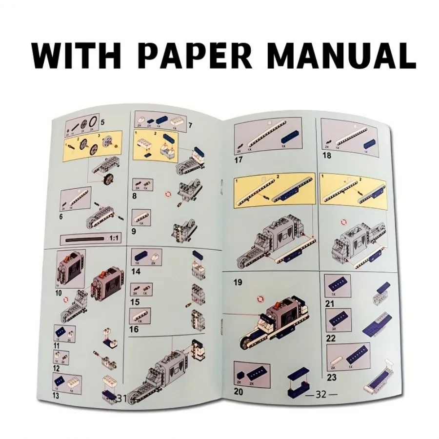 Technical STEM Building Set Creative MOC Assembly Bricks Educational DIY Model Gift Idea Adults Kids Holiday Technical STEM Building Set Creative MOC Assembly Bricks Educational DIY Model Gift Idea Adults Kids Holiday