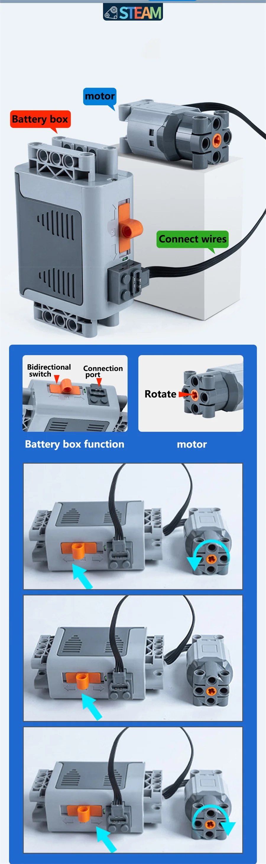 Technical STEM Building Set Creative MOC Assembly Bricks Educational DIY Model Gift Idea Adults Kids Holiday Technical STEM Building Set Creative MOC Assembly Bricks Educational DIY Model Gift Idea Adults Kids Holiday