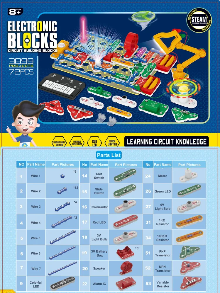 2025 Science Experiments Kits Circuits Electronic For Kids