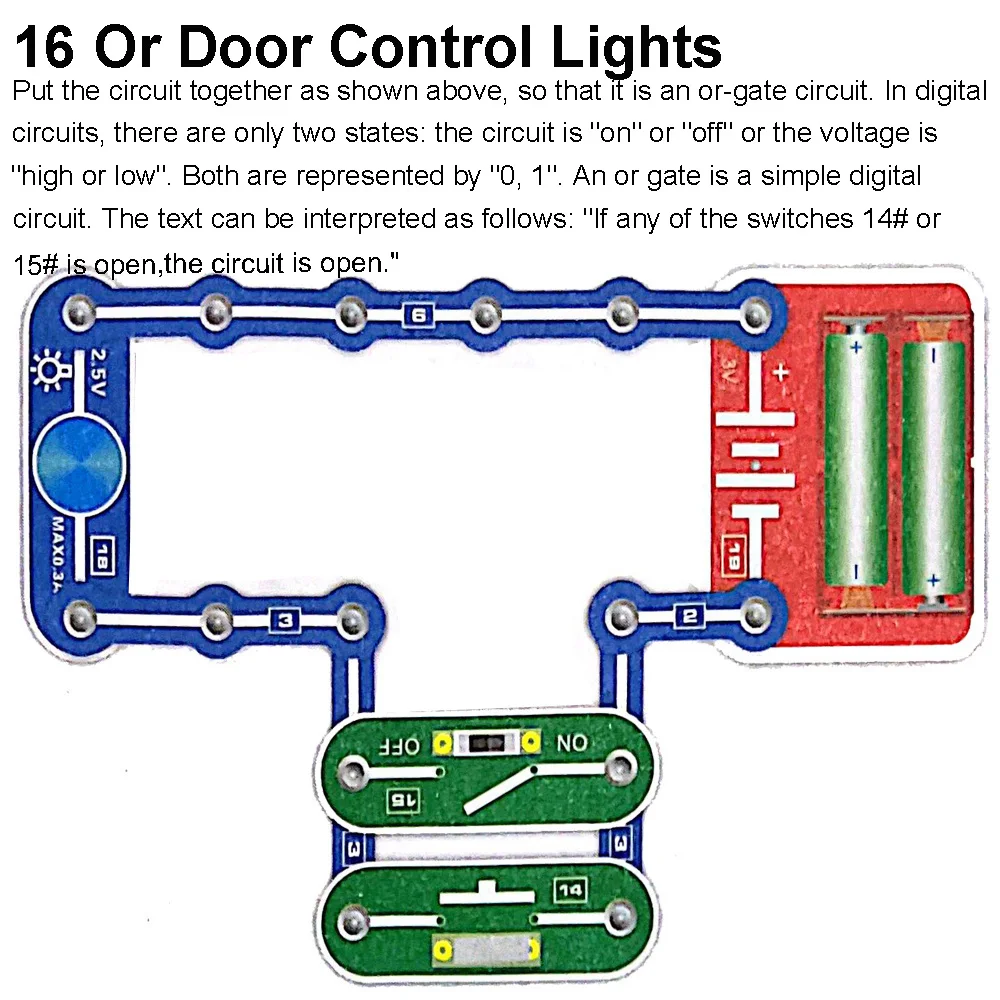 Circuit Electronic Blocks Building Kit