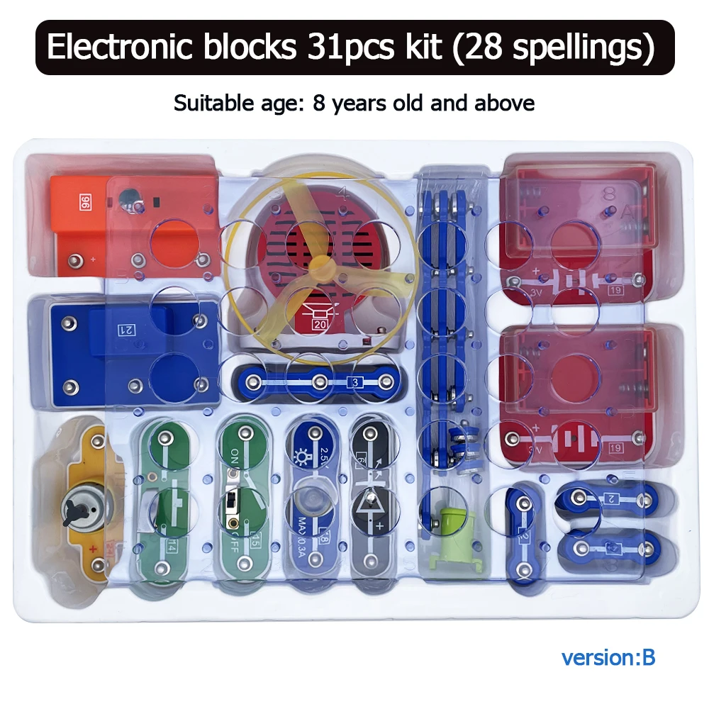 STEM Circuits Electronics Building Block Kit STEM Circuits Electronics Building Block Kit