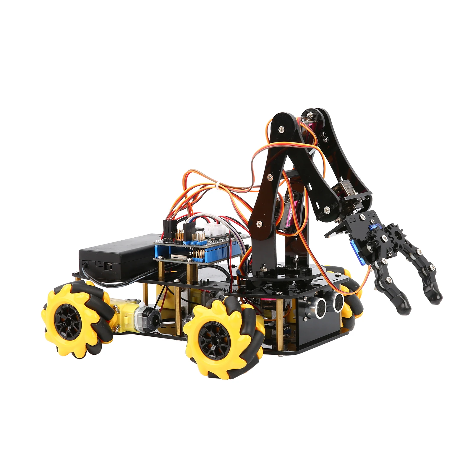 ACEBOTT ESP32 4 DOF Robot Arm Learning Kit Wifi Electronic Components Smart Car STEM STEAM Education Robotics for Arduino