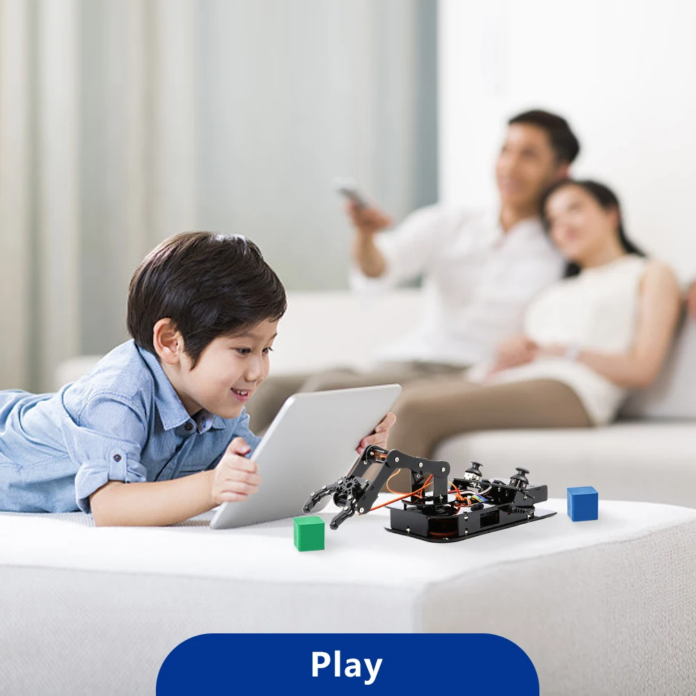 ACEBOTT ESP32 Robot Mechanical Arm Kit For Arduino DIY Desktop Educational Robot Arm for Arduino