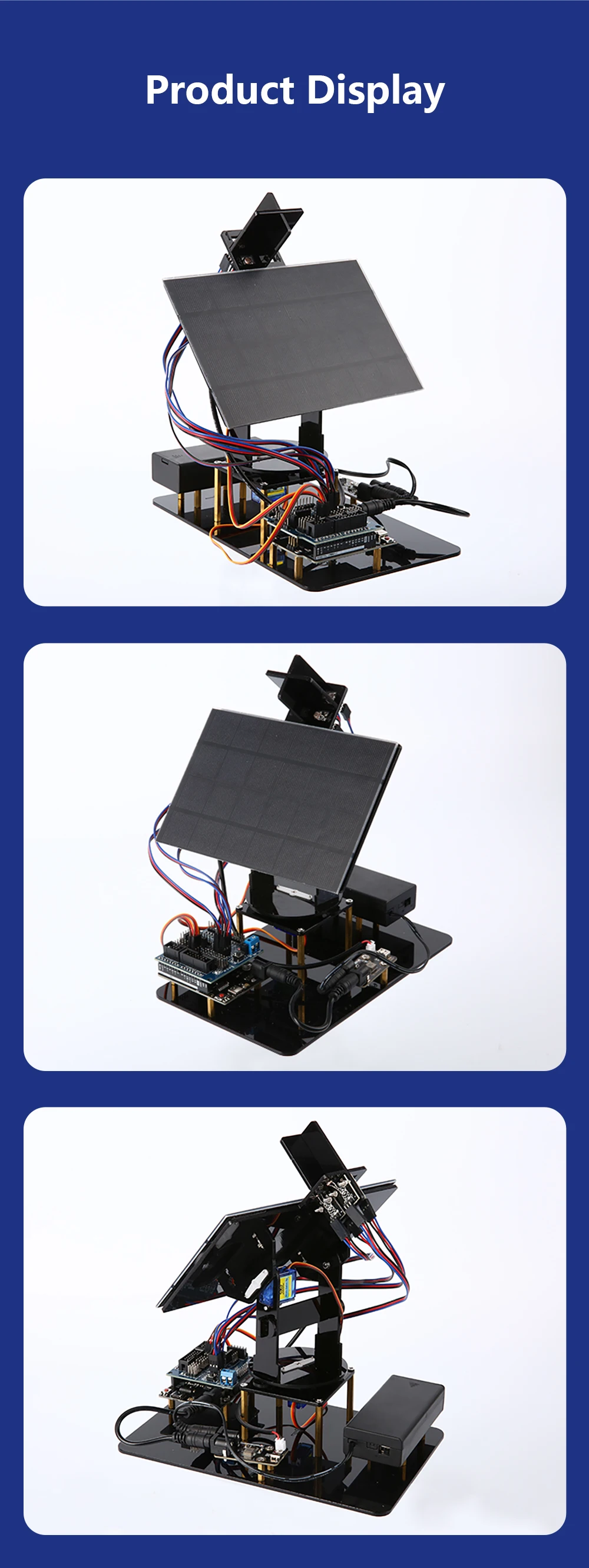 Educational kit Smart Solar Tracker System Tracking Starter Kit For Arduino STEM Educational kit Smart Solar Tracker System Tracking Starter Kit For Arduino STEM