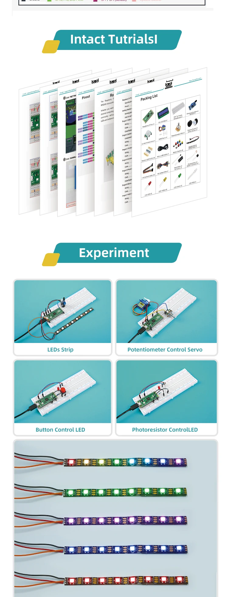 Raspberry Pi Pico Starter Kit with Breadboard I2C 1602 LCD Display Module for Raspberry Pi Pico Raspberry Pi Pico Starter Kit with Breadboard I2C 1602 LCD Display Module for Raspberry Pi Pico