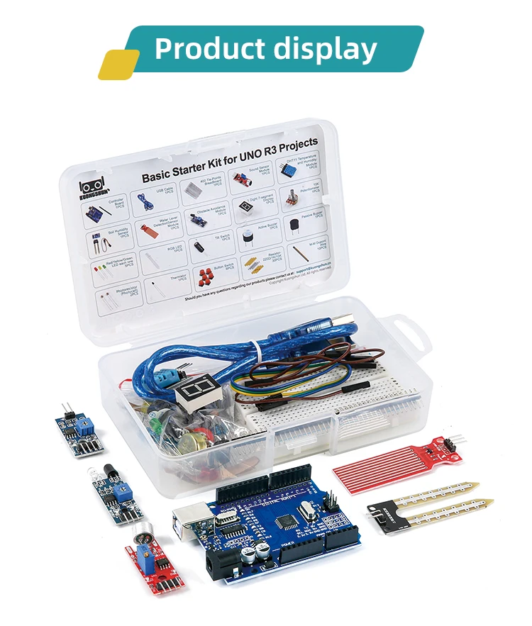 Starter Kit with Retail Box for School Kids Educational Programming Kit Educational Toys for arduino uno r3