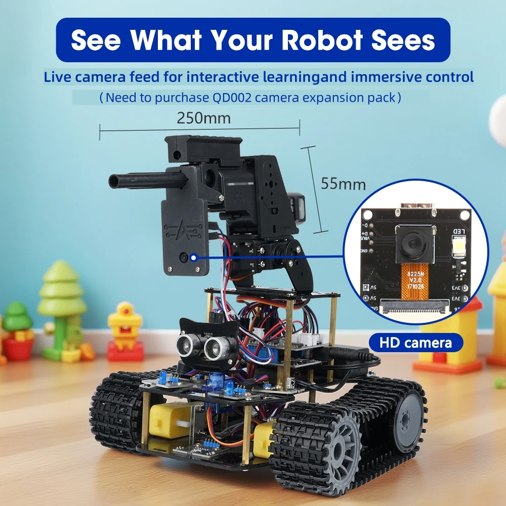 ACEBOTT ESP32 Programmable Robot Car Kit for Arduino Smart Robot Car Set for Learning Education Kits Stem Toys