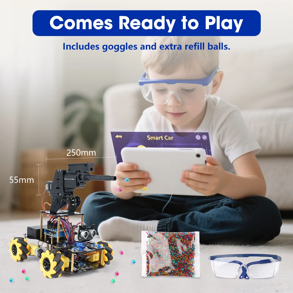 ACEBOTT ESP32 Programmable Robot Car Kit for Arduino Smart Robot Car Set for Learning Education Kits Stem Toys ACEBOTT ESP32 Programmable Robot Car Kit for Arduino Smart Robot Car Set for Learning Education Kits Stem Toys
