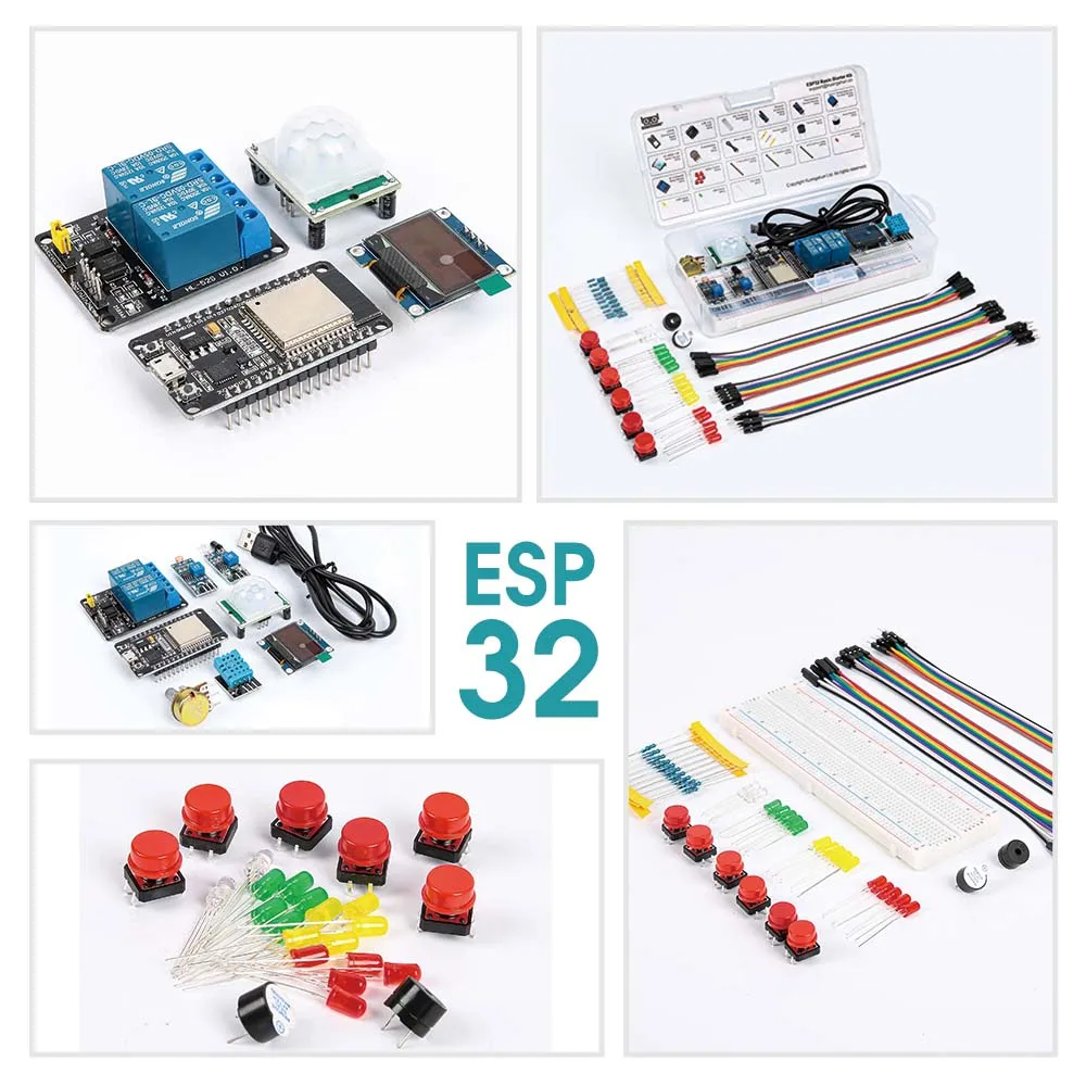 Starter Kit for ESP32 ESP-32S WIFI I OT Development Board Learning Kit Other Educational Toy for Arduino