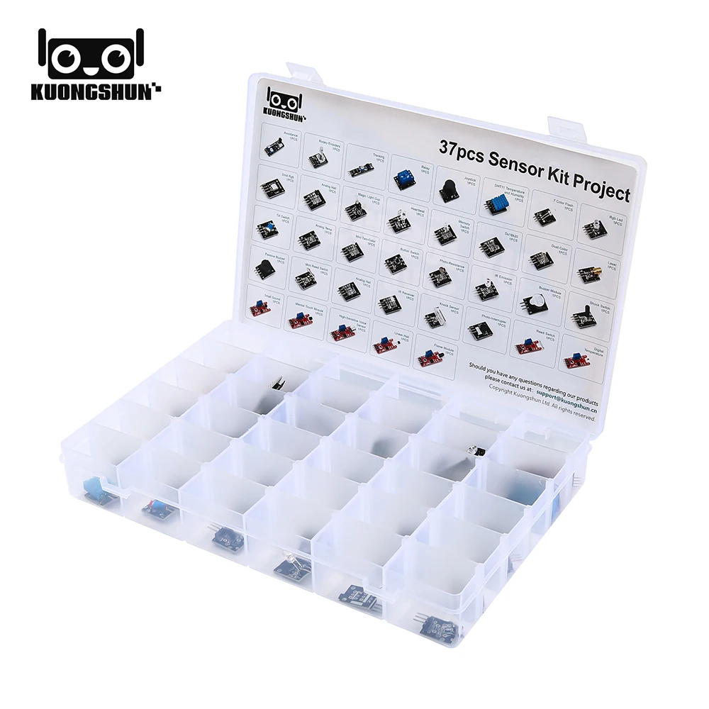 37 in 1 Sensor Kit for Arduino Programming Education (37pcs Sensors)+37 Projects 37 in 1 Sensor Kit for Arduino Programming Education (37pcs Sensors)+37 Projects