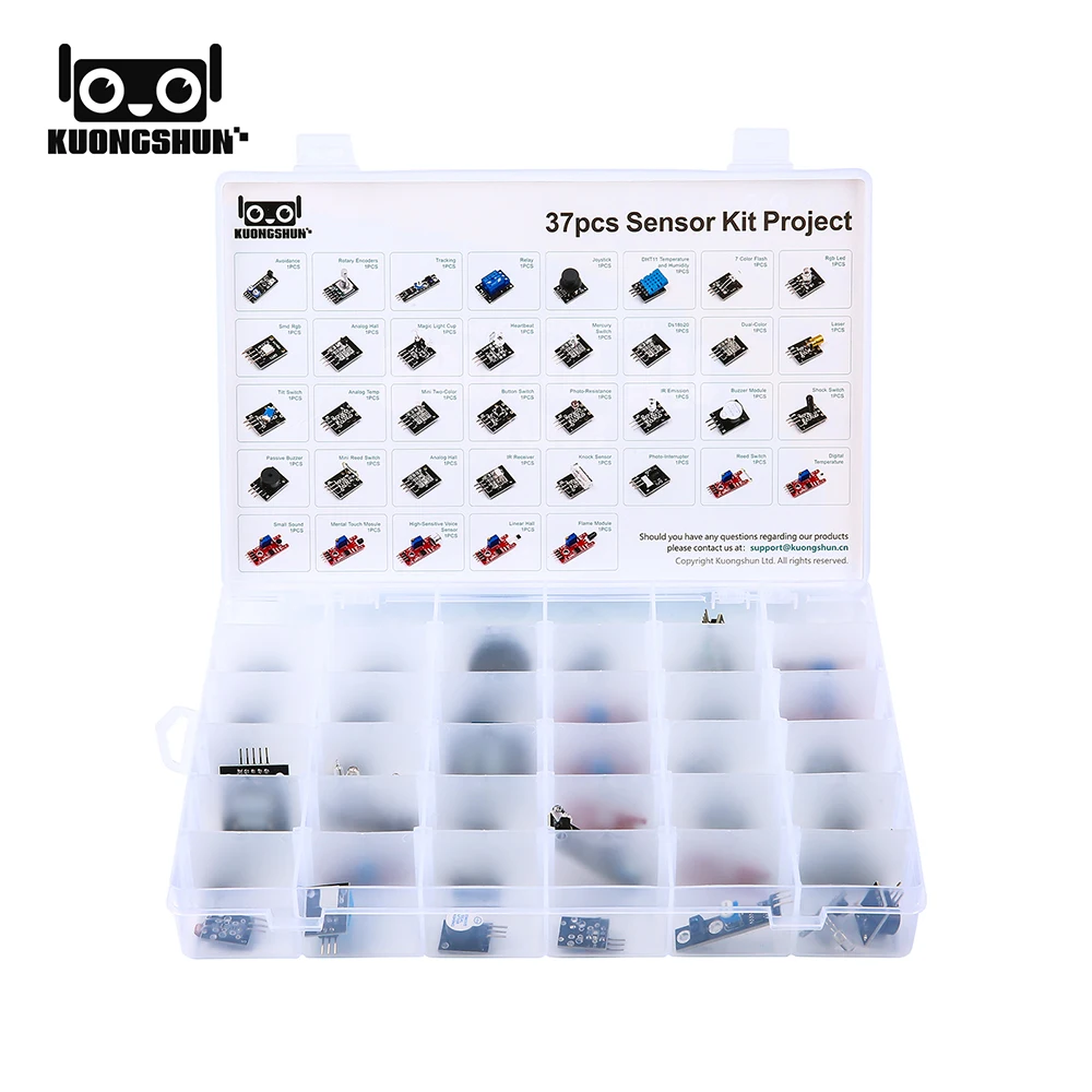 37 in 1 Sensor Kit for Arduino Programming Education (37pcs Sensors)+37 Projects 37 in 1 Sensor Kit for Arduino Programming Education (37pcs Sensors)+37 Projects