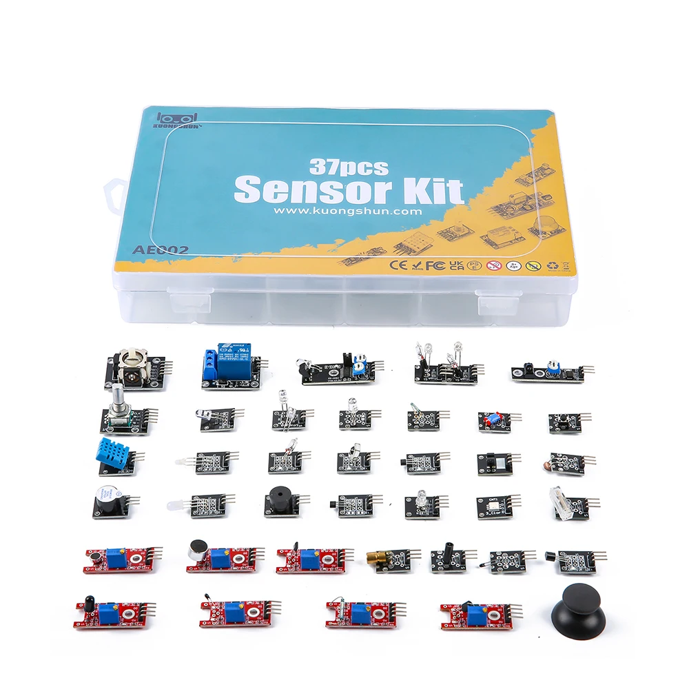 37 in 1 Sensor Kit for Arduino Programming Education (37pcs Sensors)+37 Projects 37 in 1 Sensor Kit for Arduino Programming Education (37pcs Sensors)+37 Projects